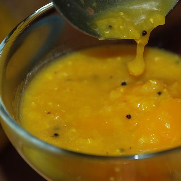 Mango Lentil Soup/ Aam Dal - the sweet-sour drop 