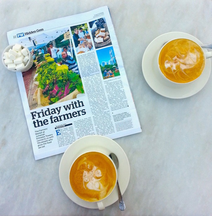 Article on Farmers' Market on the Terrace in Hidden Gems in Property Weekly in Gulf News