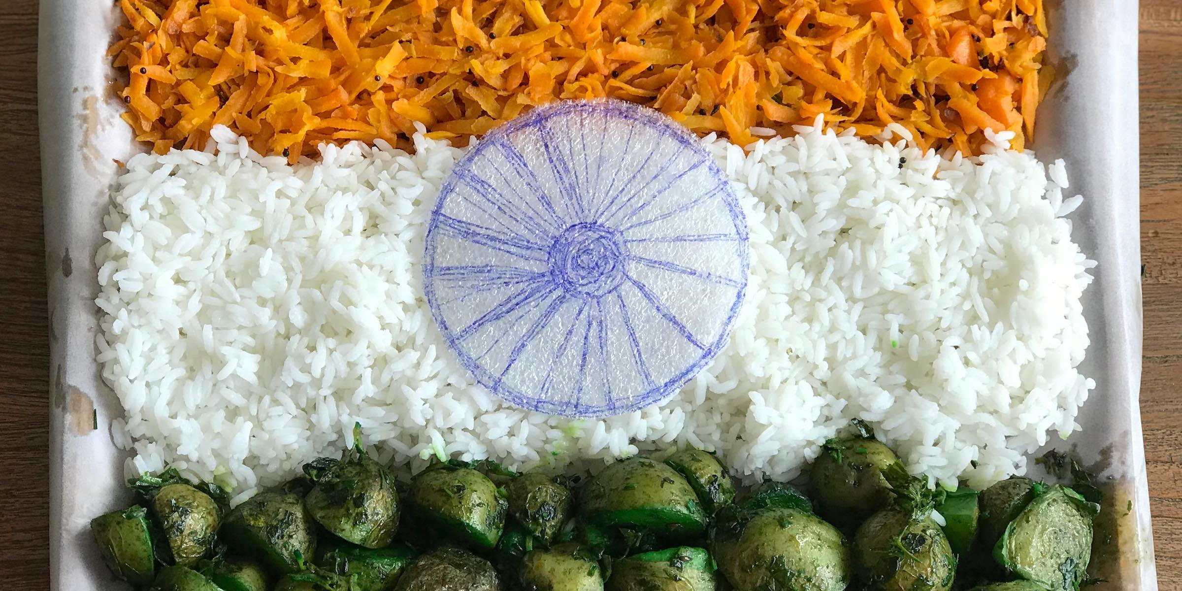 Tricoloured food to celebrate Indian Republic Day