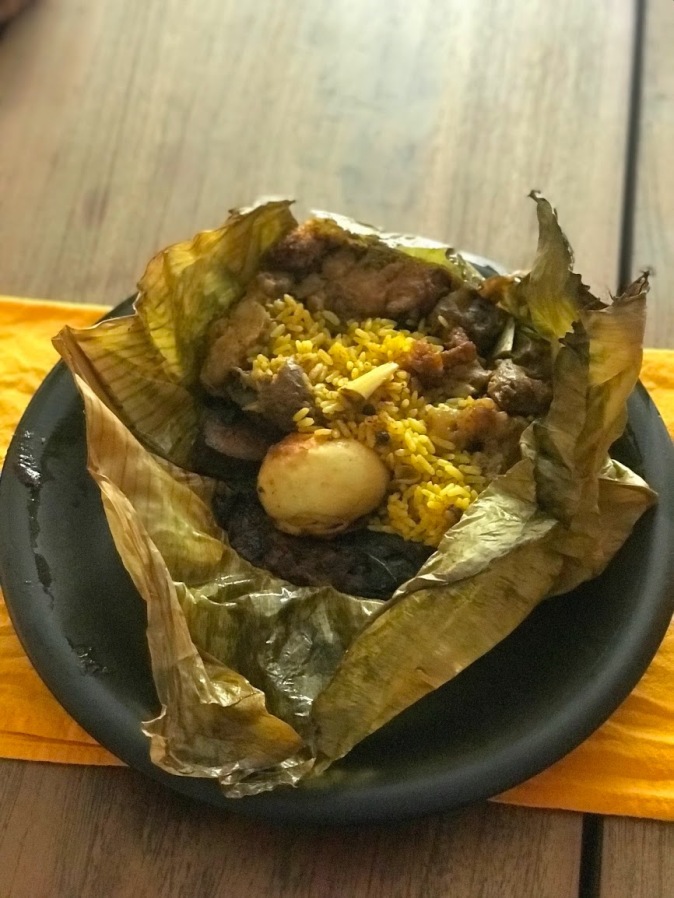 Srilankan Lamprais cooked at home
