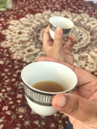 Qahwa is the traditional Arabic Coffee made from green coffee beans and cardamom.