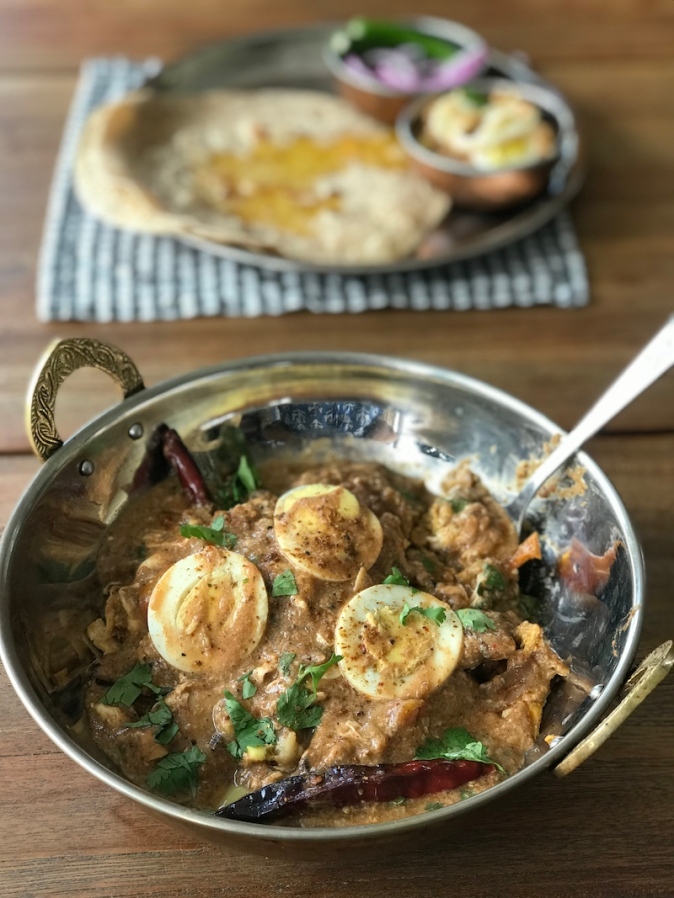 Chicken bharta cooked in the style of Punjabi Dhaba at Ballygunge Phari in Kolkata