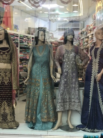 Traditional ethnic wear in Bur Dubai shops