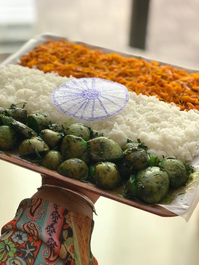 Tricoloured food to celebrate Indian Republic Day