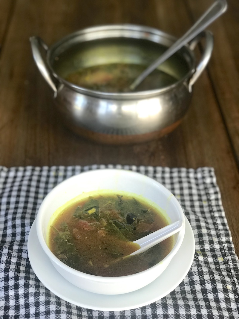 An authentic Rasam made at home