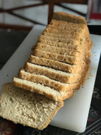 Homemade atta bread