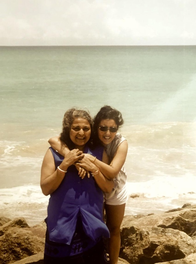 With my mum-in-law on our trip to Galle