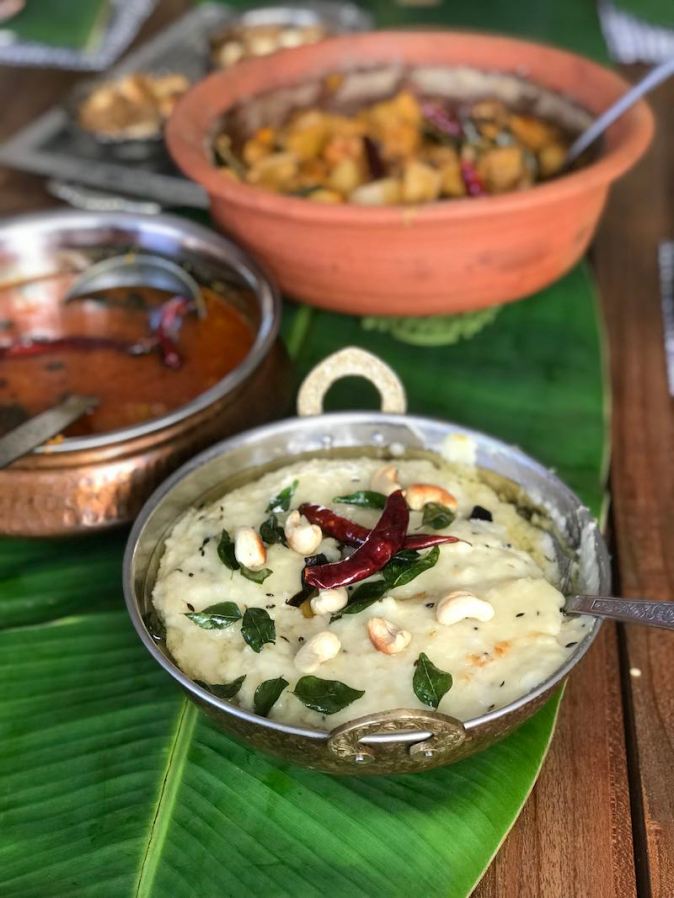 The savoury Ven Pongal