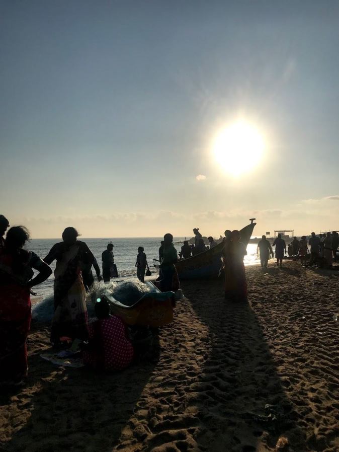 Kovalam beach in Chennai 
