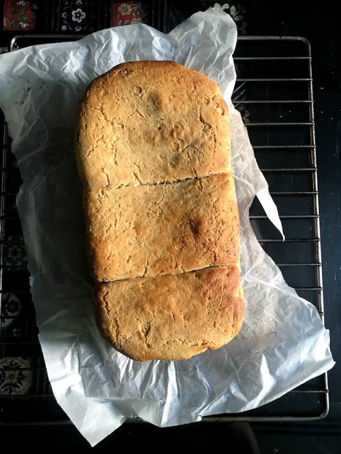 Homemade wheat flour bread
